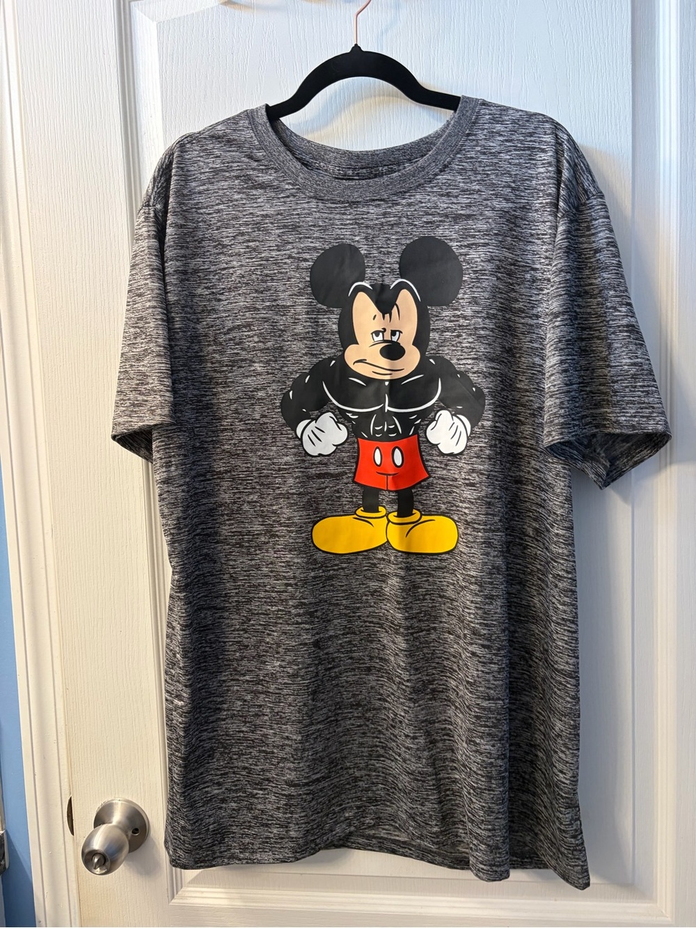 Disney Heather Gray Logo Tee
